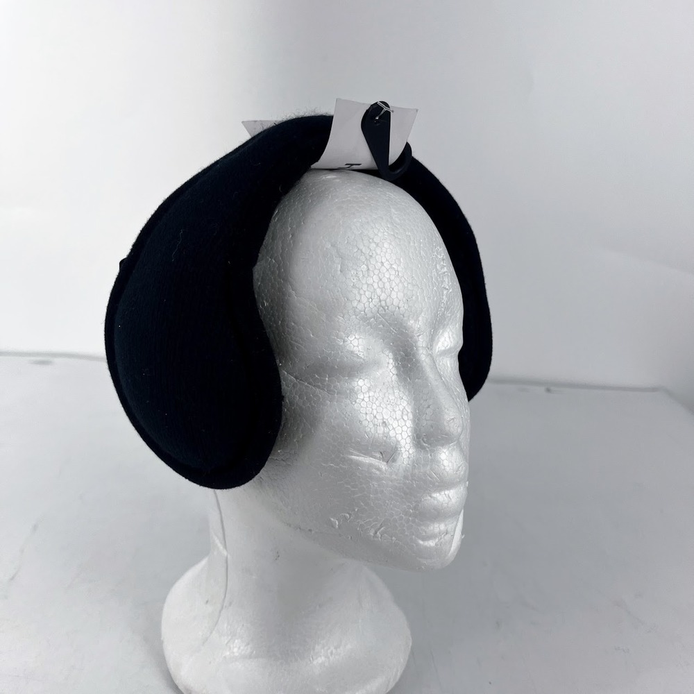 Hurley M Corp Ear Warmer Black Fleece Lined Knit Winter Headband HICM0014 NEW